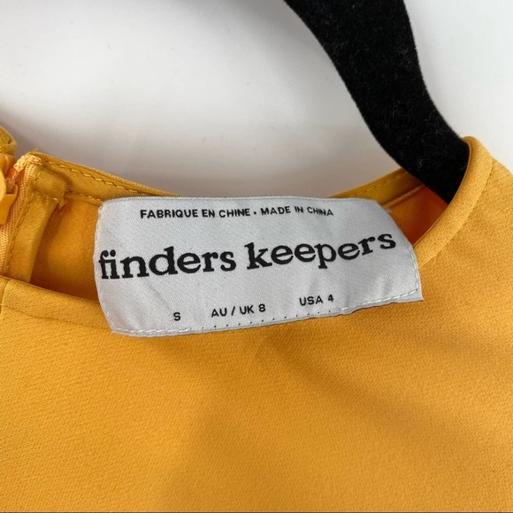 NEW Finders Keepers Tangerine Cut Out Dress - Picture 8 of 11